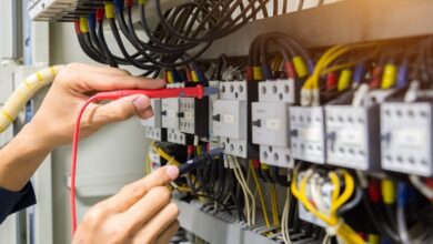 Electrical wiring, terminals and switching